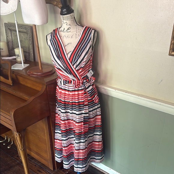 Tommy Hilfiger Nautical Sleeveless Midi Dress NWT 149.00 - Picture 6 of 7